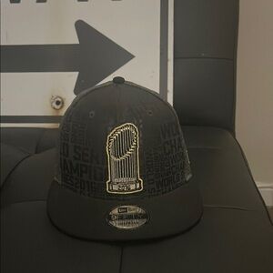 Black and Gold Championship Cap